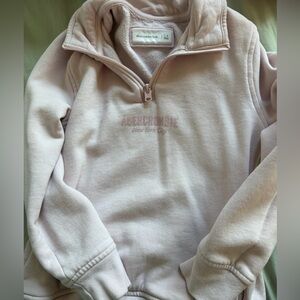 Abercrombie Kids Soft Pink Fleece Hoodie